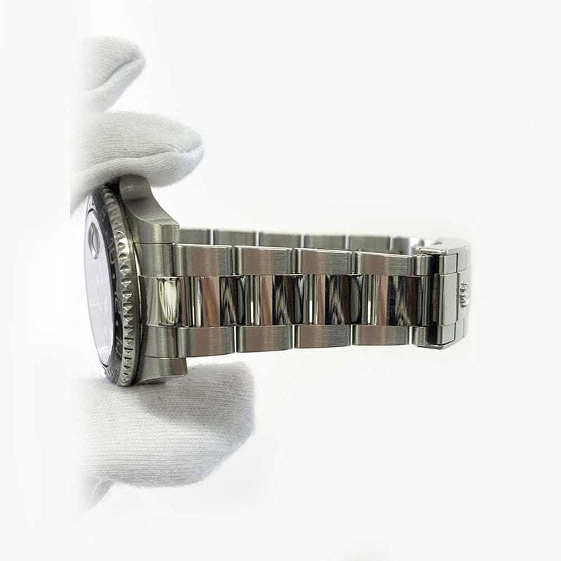 GMT-MASTER II 40MM BLACK DIAL BLACK CERAMIC BEZEL STAINLESS STEEL