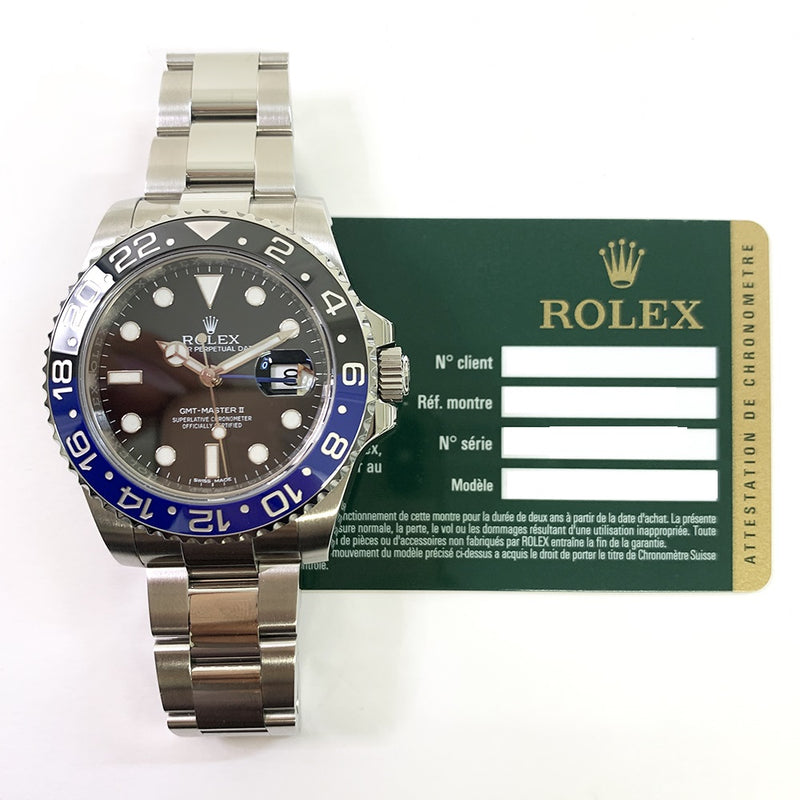 Rolex Gmt-Master 116710BLNR Batman