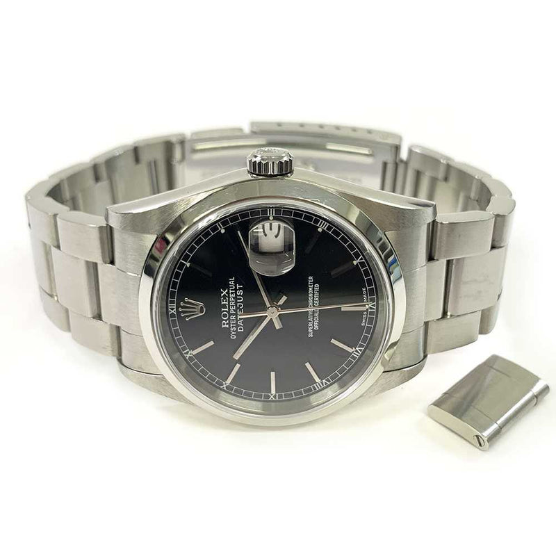 Rolex Date 16200 Black Dial