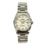 Rolex Datejust 16200 White Jubilee Arabic Dial