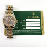 DATEJUST 26MM BRONZE JUBILEE DIAMOND DIAL FLUTED BEZEL JUBILEE BRACELET STAINLESS STEEL AND ROSE GOLD