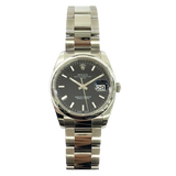Rolex Date 115200 Black Dial
