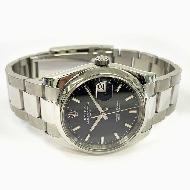Rolex Date 115200 Black Dial