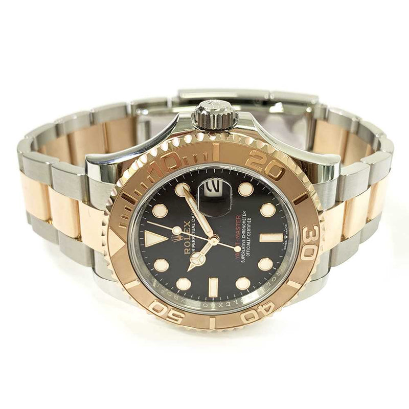 YACHT-MASTER 40MM AUTOMATIC BLACK DIAL STAINLESS STEEL AND ROSE GOLD