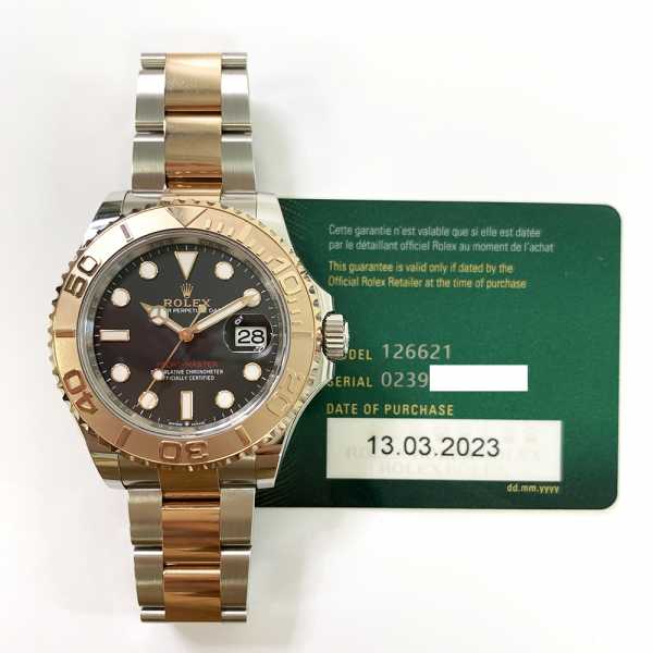 YACHT-MASTER 40MM AUTOMATIC BLACK DIAL STAINLESS STEEL AND ROSE GOLD