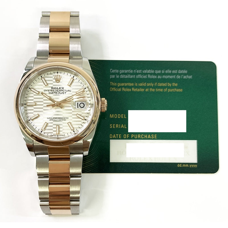 Rolex Datejust 126331 Silver Fluted Dial