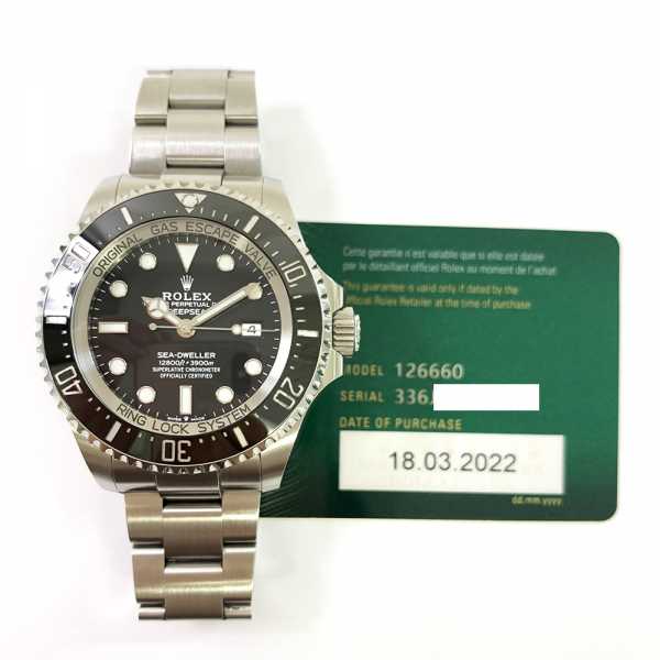 Rolex Deepsea 126660 Black Dial