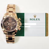 Copy of Rolex Cosmograph Daytona 116505 Chocolate Arabic Dial