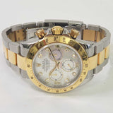 Rolex Cosmograph Daytona 116523 White Mop Diamond Dial