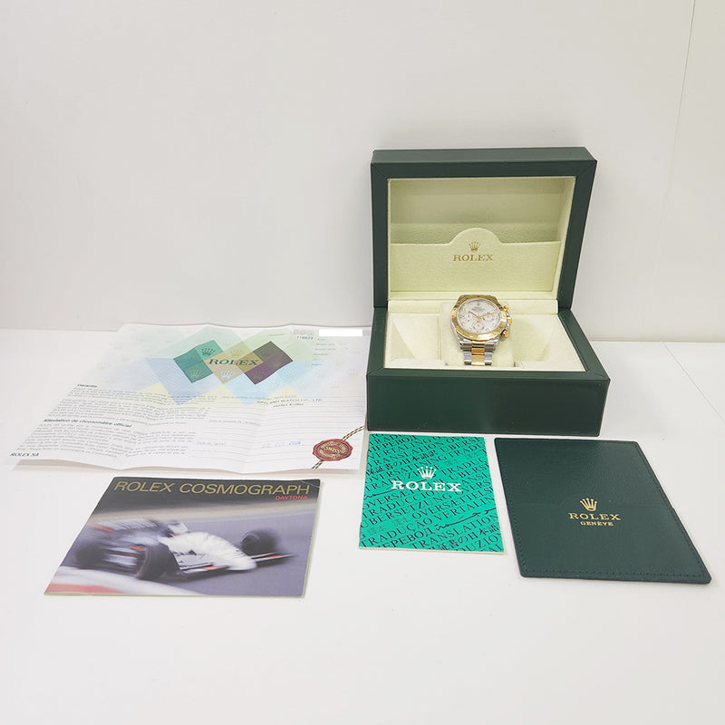 Rolex Cosmograph Daytona 116523 White Mop Diamond Dial