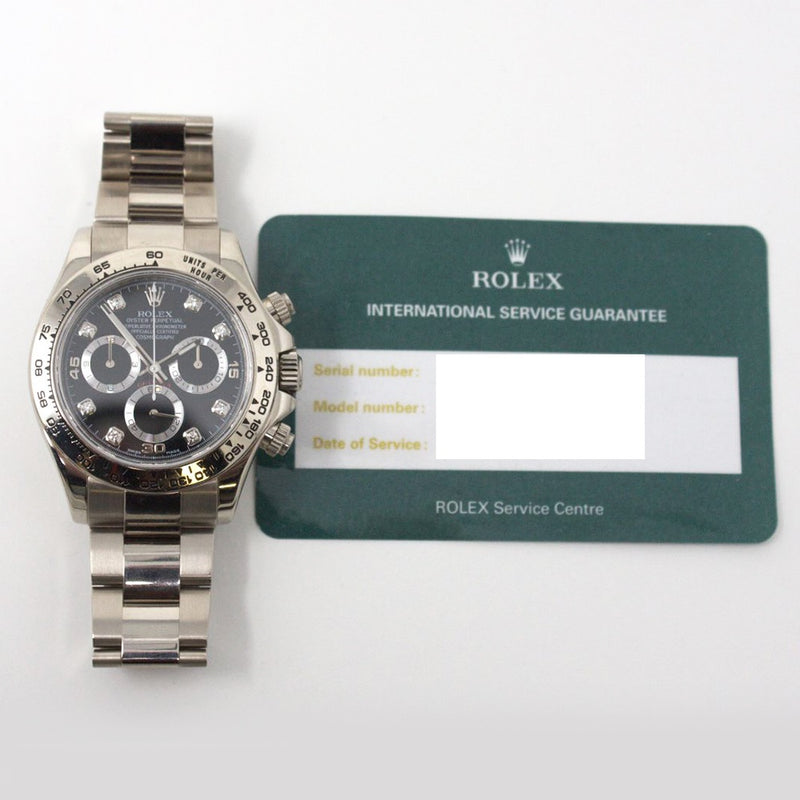 Rolex Cosmograph Daytona 116509 Black Diamond Dial