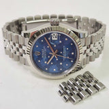 Rolex Datejust 278274 Blue Flower Diamond DIal