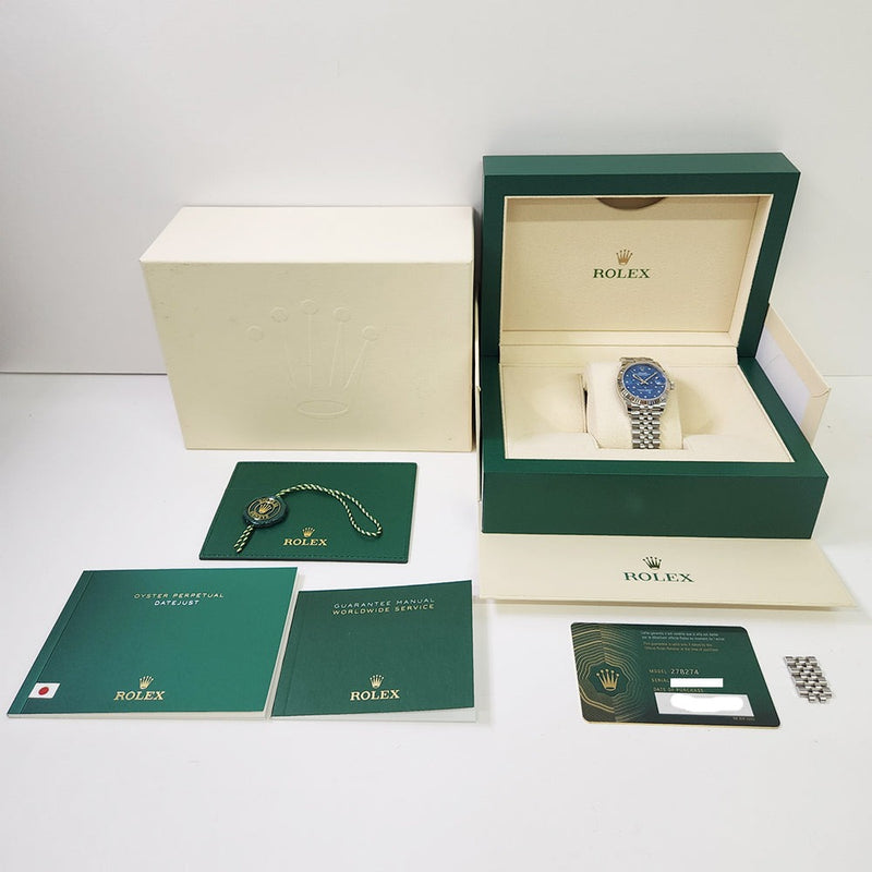 Rolex Datejust 278274 Blue Flower Diamond DIal