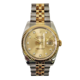 Rolex Datejust 116233 Champagne Jubilee Diamond