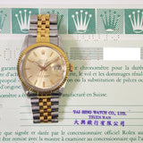 Rolex Detajust 16233 Champagne Dial