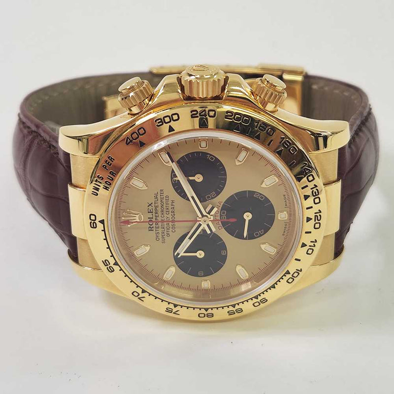 Rolex Cosmograph Daytona 116518LN Black/Champagne Dial