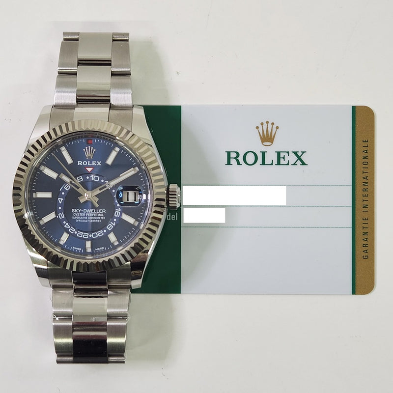 Rolex Sky-Dweller 326933 Blue Dial
