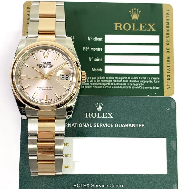 Rolex Oyster perpetual 116201 Pink Dial