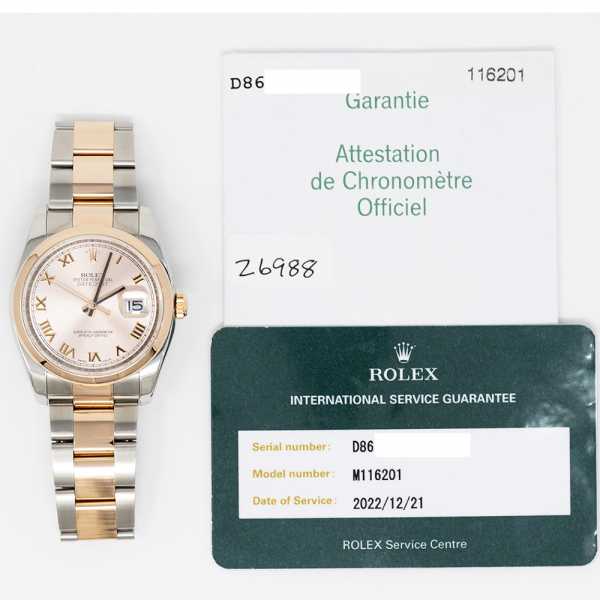 Rolex Oyster Perpetual 116201 Pink Dial