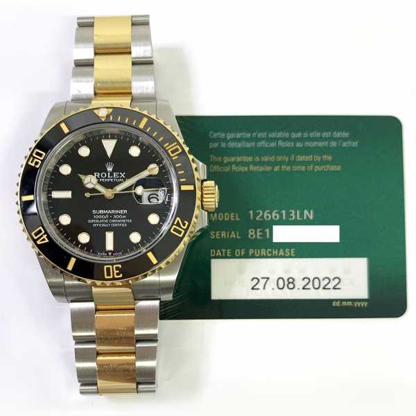Rolex Submariner Date 126613LN Black Dial