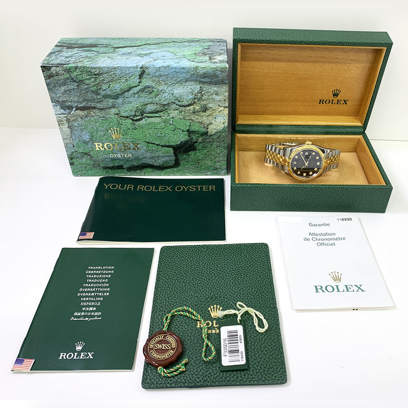 Rolex Datejust 116233 Black Dial