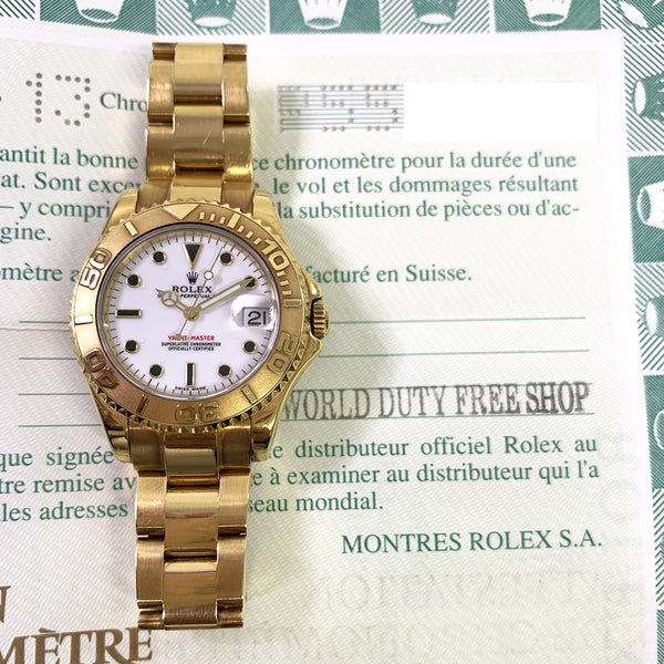 Rolex Yacht-Master 168628 White Dial