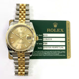 Rolex Datejust 116233 Champagne Jubilee