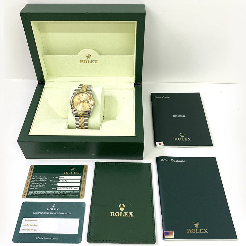 Rolex Datejust 116233 Champagne Jubilee