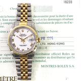 Rolex Datejust 16233 White Roman Dial