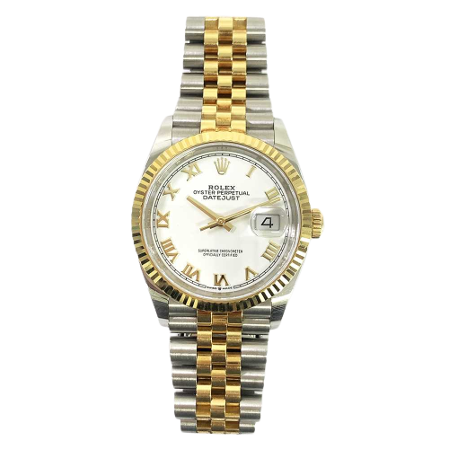 Rolex Datejust 12623 White Roman Dial