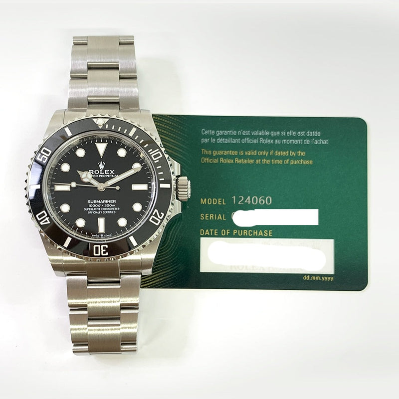 Rolex Submariner 124060 Black Dial