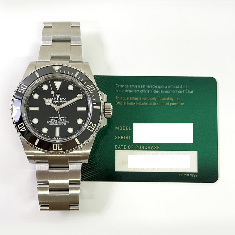 Rolex Submariner 124060 Black Dial