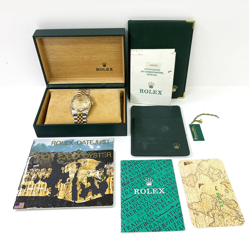 Rolex Datejust 16233 Champagne Dial