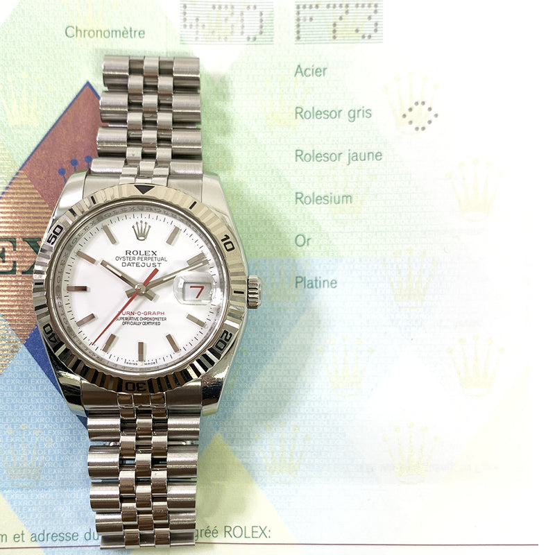 Rolex Datejust 116264 White Dial