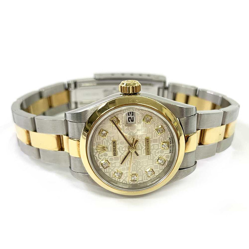 Rolex Datejust 69163 Silver Fluted Dial