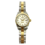 Rolex Datejust 69163 Silver Fluted Dial