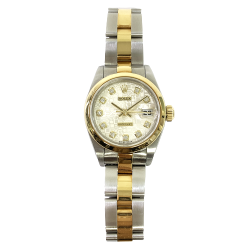 Rolex Datejust 69163 Silver Fluted Dial