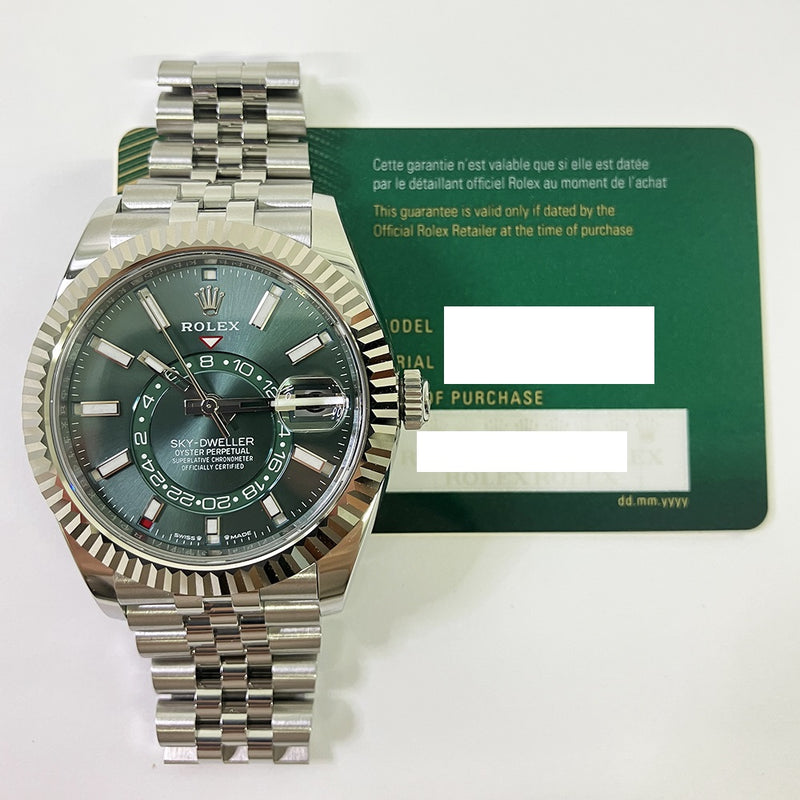 Rolex Sky-Dweller 326933 Green Dial
