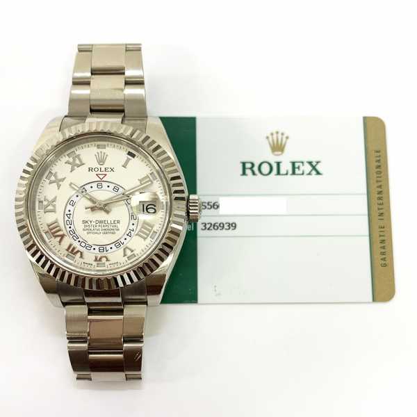 Rolex Sky-Dweller 326939 Ivory Roman Dial
