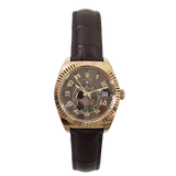 Rolex Sky-Dweller 326135 Chocolate Arabic Dial