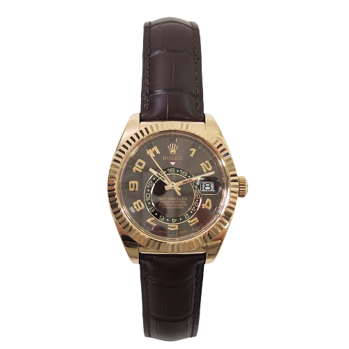 Rolex Sky-Dweller 326135 Chocolate Arabic Dial