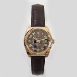 Rolex Sky-Dweller 326135 Chocolate Arabic Dial