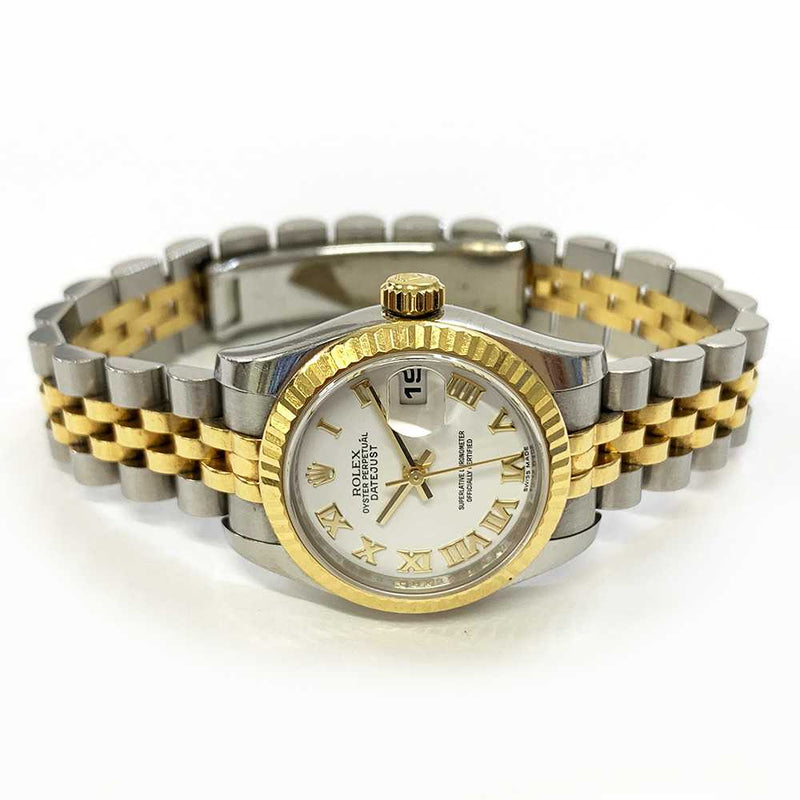 Rolex Datejust 179173 White Roman Dial