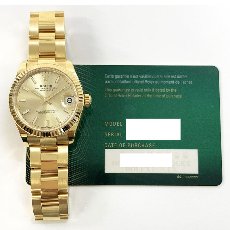 Rolex Datejust 278278 Champagne Dial
