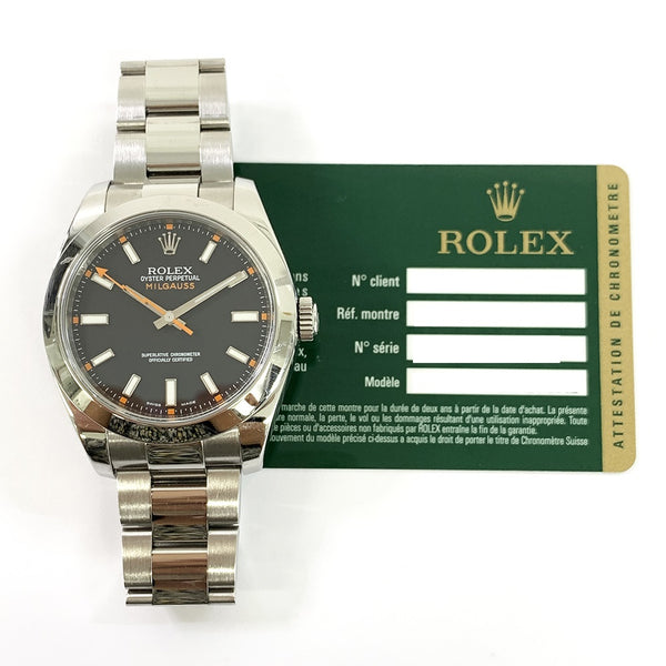 Rolex Milgauss 116400 Black Dial