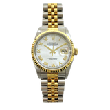Rolex Datejust 16233 White Mop Roman Dial