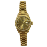 Rolex Datejust 69178 Champagne Diamond Dial