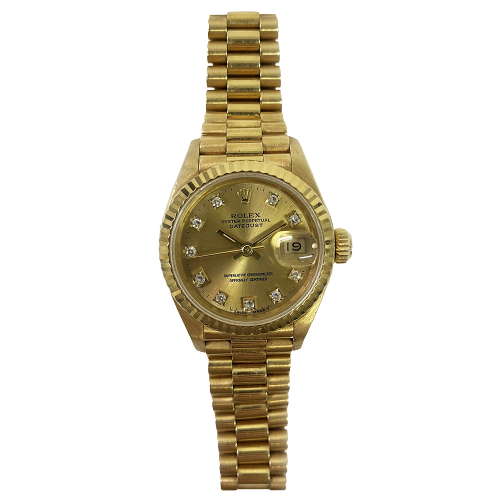Rolex Datejust 69178 Champagne Diamond Dial
