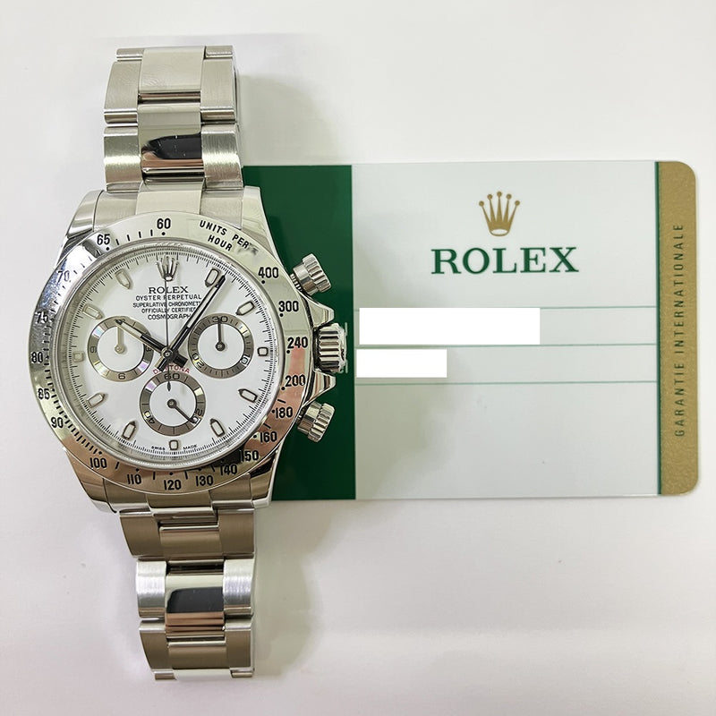 Rolex Cosmograph Daytona 116520 White Dial