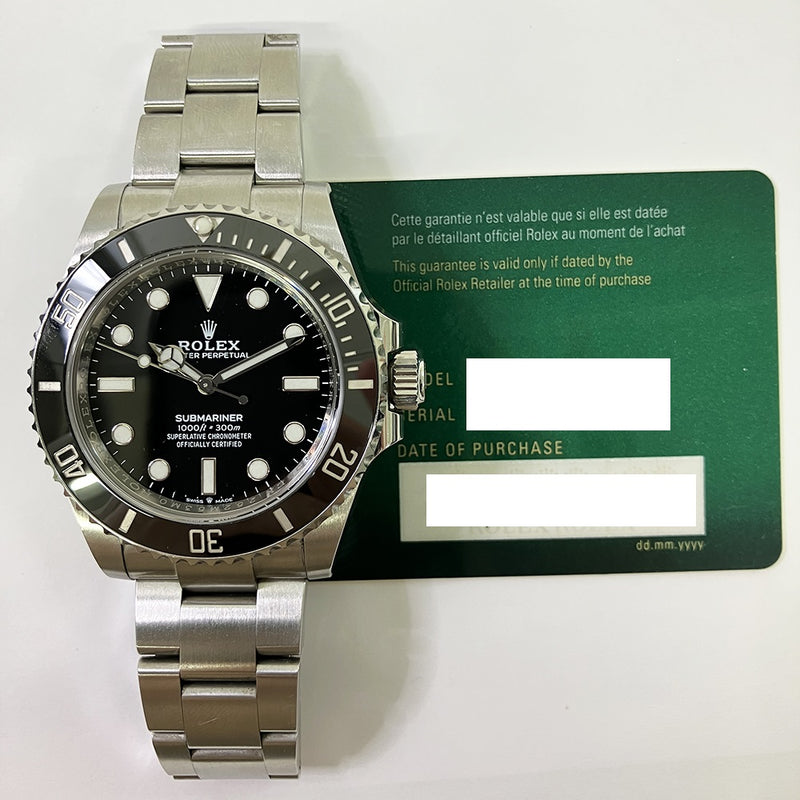Rolex Submariner 124060 Black Dial